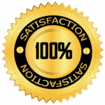we offer a 100%satisfaction guarantee